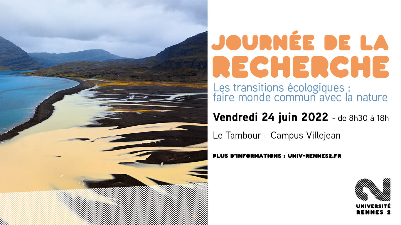 Affiche Journée de la recherche Rennes 2